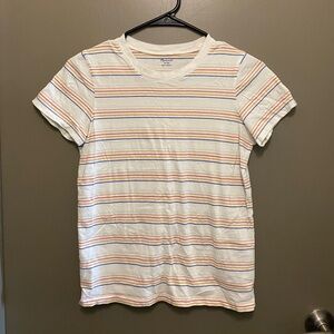 Madewell Multi-Colored Striped T-Shirt
